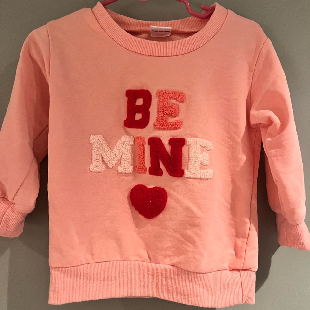 12-18 month Valentine’s Day crew neck sweatshirt